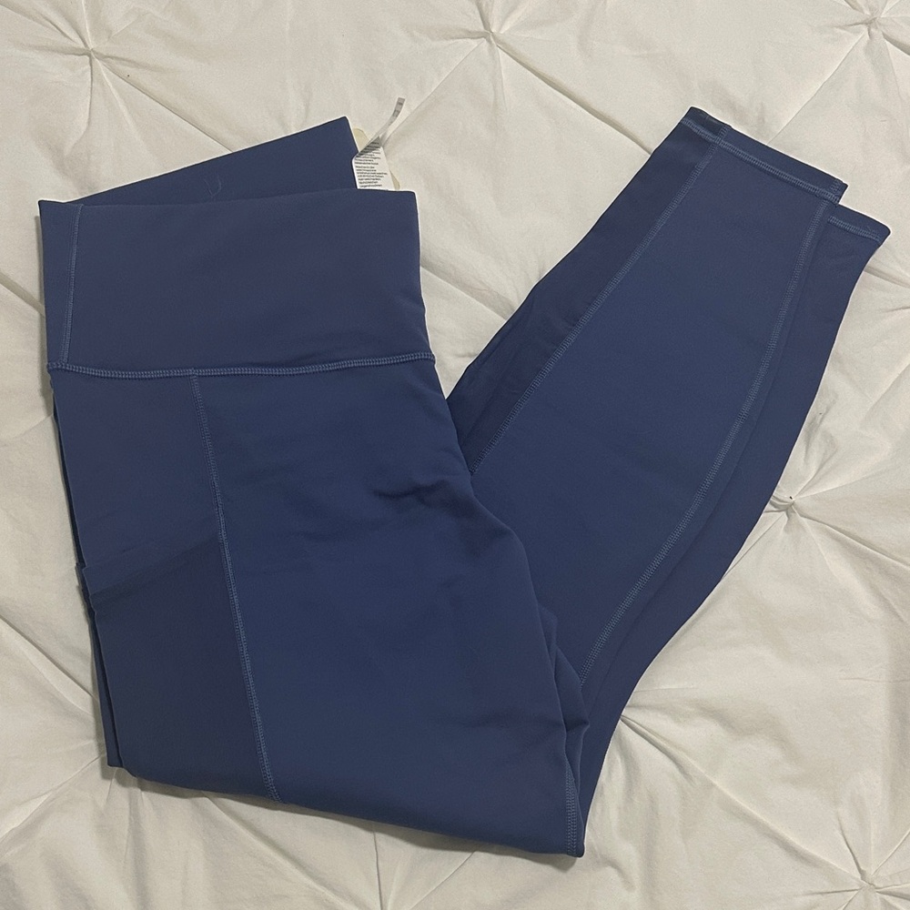 NWT Fabletics on-the-go high-waisted Blue Leggings - XXL